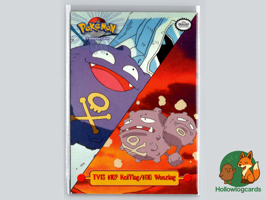 Koffing/Weezing - TV13 #109/#110 - Topps - 1999 - Vintage