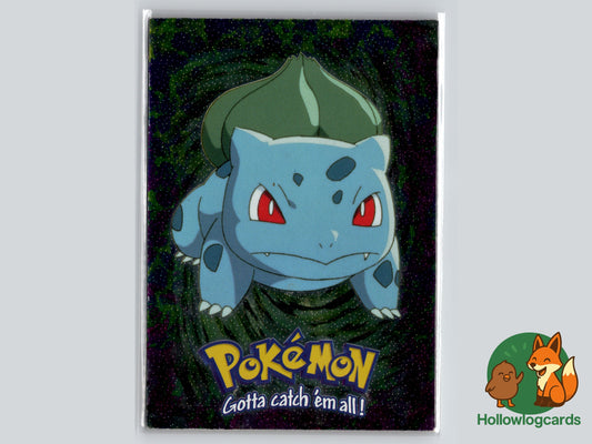 Bulbasaur - Movie Topps - #01 - Topps - 1999 - Vintage - Chrome Holo