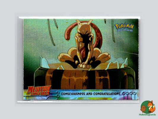 Consciousness and Congratulations Mewtwo - #3 - Topps - Rainbow Holo