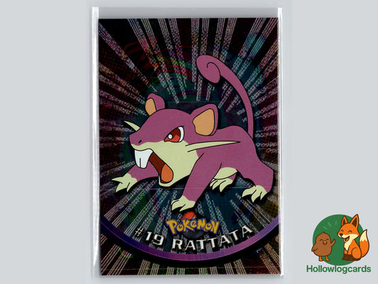 Rattata - #19 - Topps - 1999 - Vintage - Chrome
