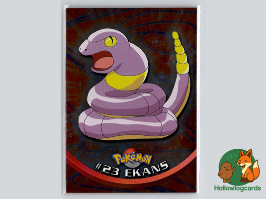Ekans - #23 - Topps - 1999 - Vintage - Chrome