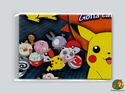 TV Puzzle Pikachu & Jigglypuff - #P03 - Topps - 2000 - Chrome