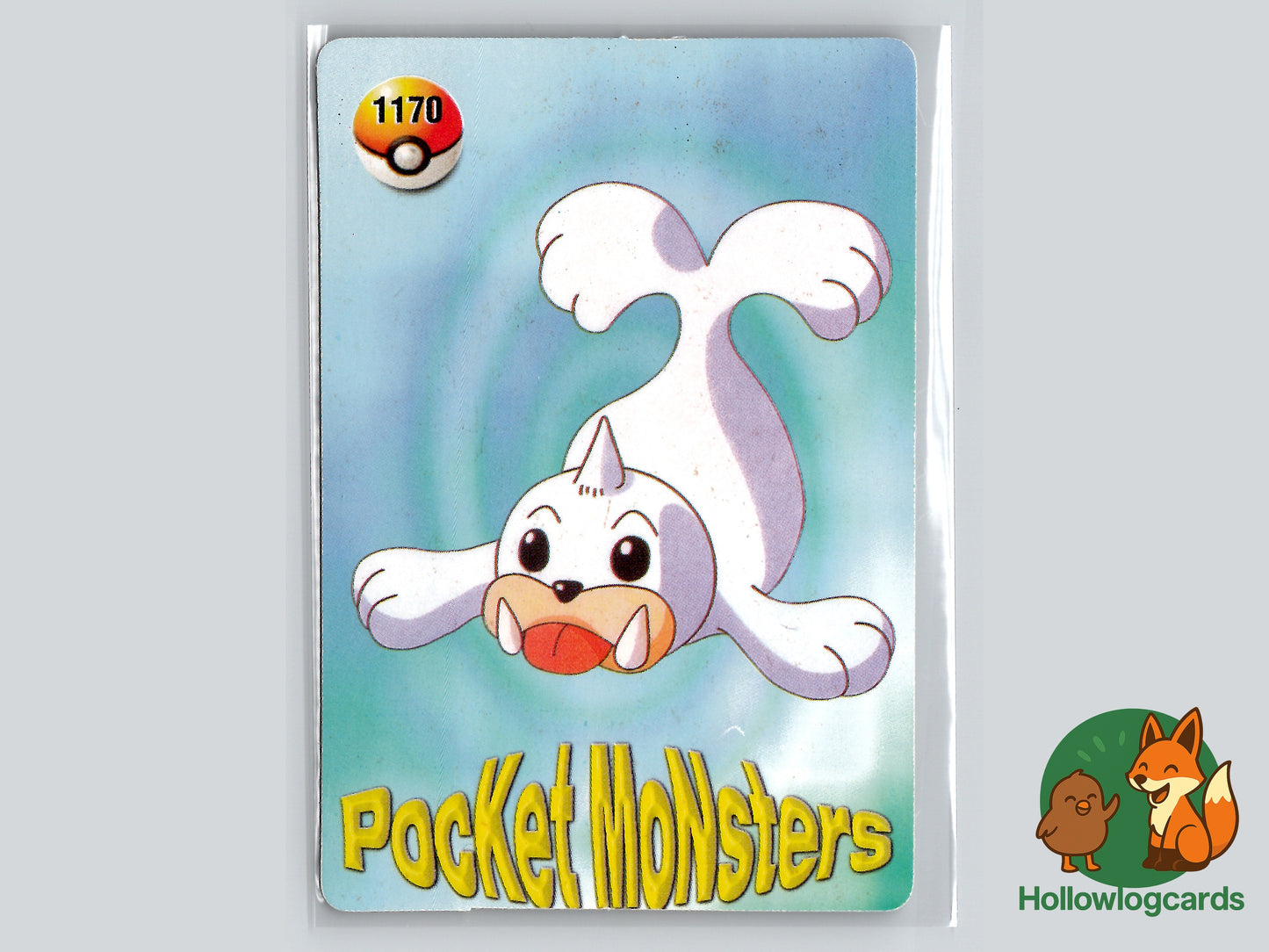 Pocket Monsters -Vintage Vending Machine Sticker Cards - BLASTOISE #1162