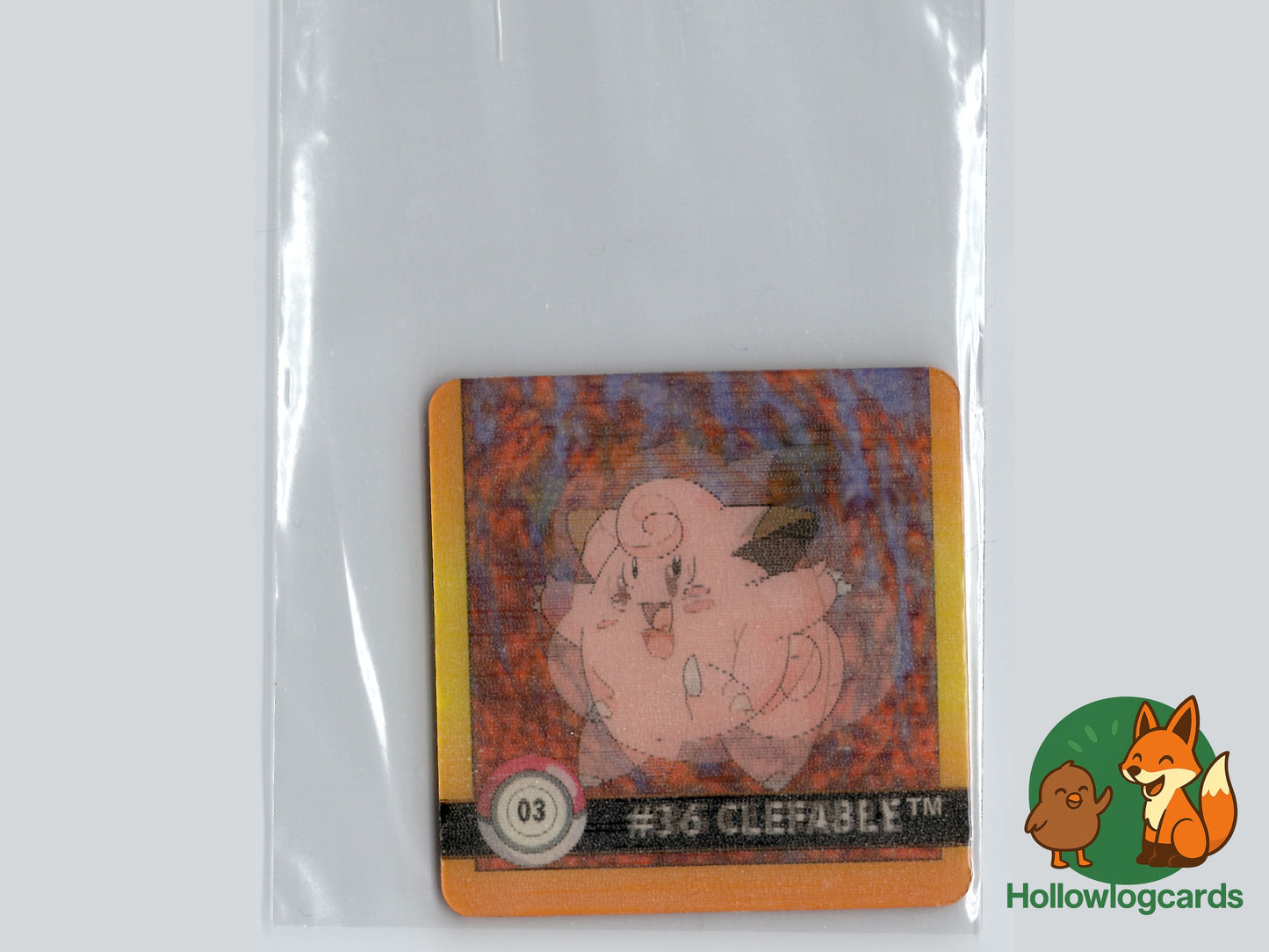Clefairy – 1999 Action Flipz 03 ERROR – Vintage lenticular
