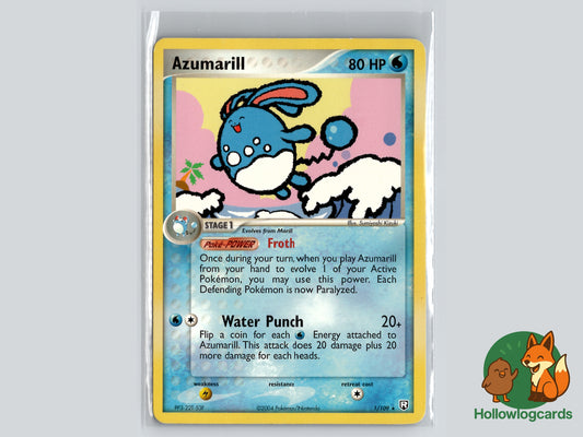Azumarill - EX Team Rocket Returns 1/109 - MidEra - Kusube