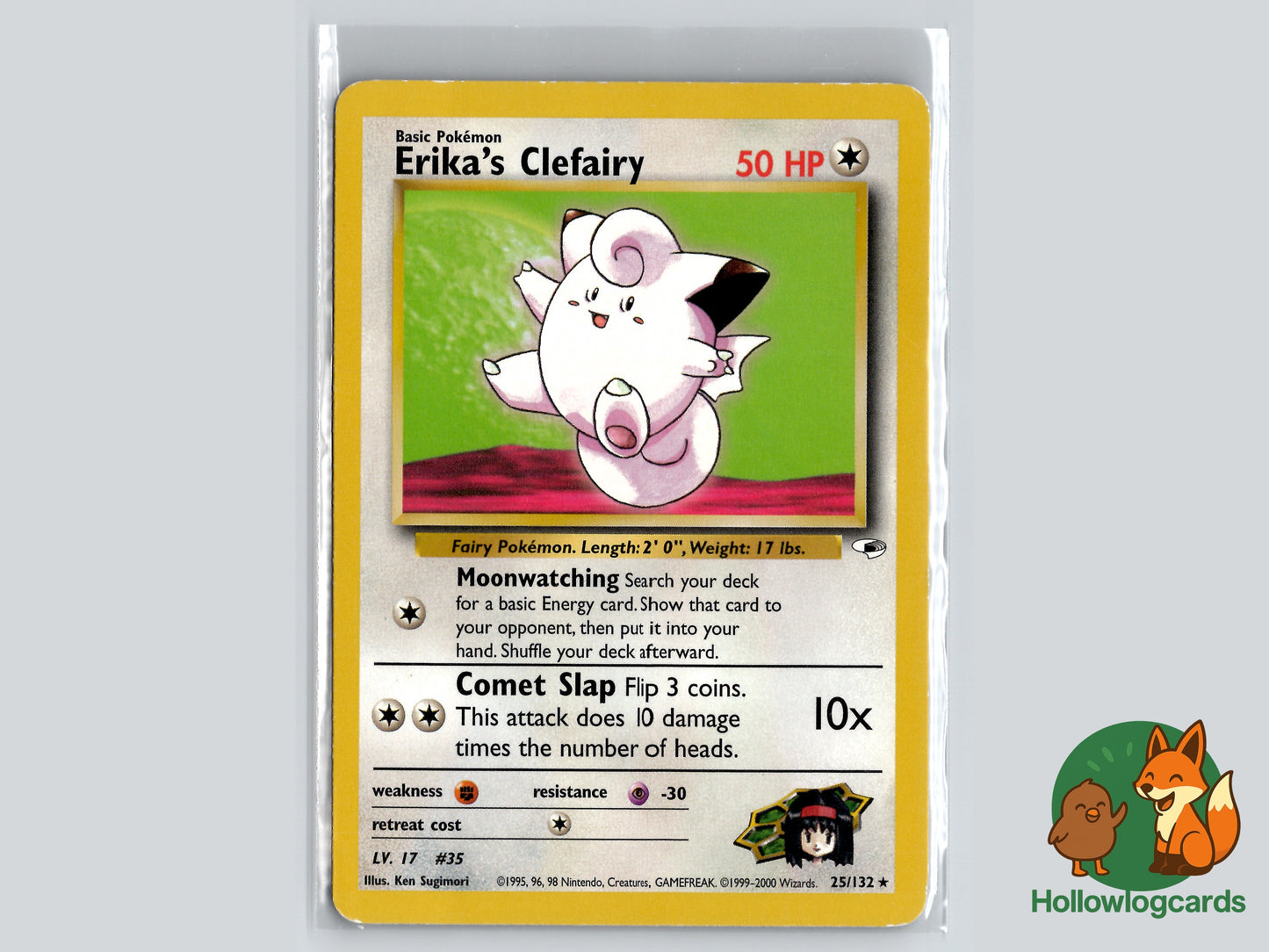 Erika's Clefairy - Gym Heroes [25/132] - 2000 WOTC - Sugimori