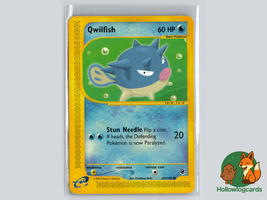 Qwilfish (127/165) - Expedition - WOTC - e-Reader