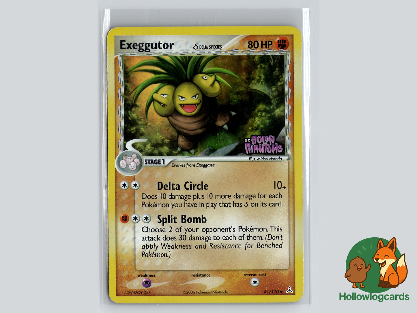 Exeggutor - HOLO STAMPED EX Holon Phantoms 41/110 - MidEra - Delta Species - Har