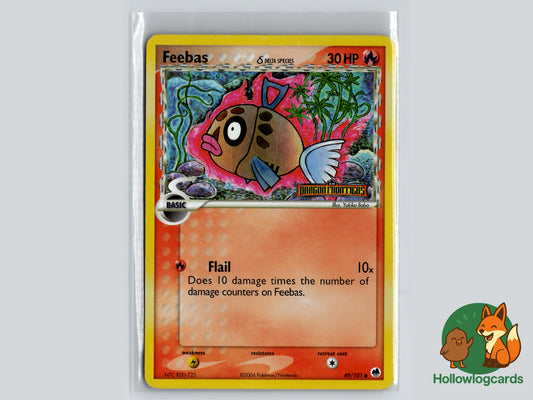 Feebas - HOLO STAMPED EX Dragon Frontiers 62/101 - MidEra - Delta Species - Baba
