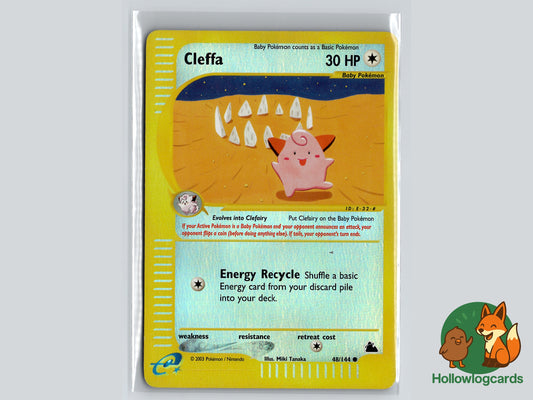 Cleffa - Holo Skyridge 36/144 - WOTC - e-Reader - Fukuda