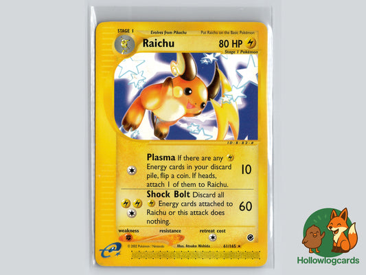 Raichu - Expedition 61/165 - WOTC - e-Reader - Nishida