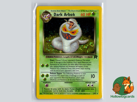 Dark Arbok - Team Rocket 2/82 - WOTC - Holo - Arita