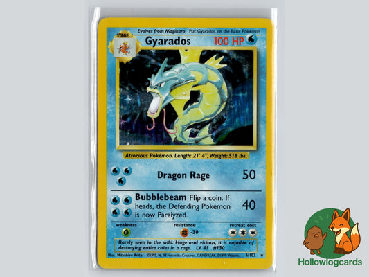 Gyarados - Base Set 6/102 - WOTC - Holo - Arita