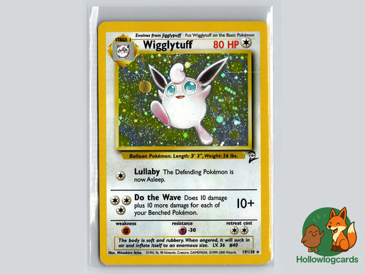 Wigglytuff - Base Set 2 19/130 - WOTC - Holo - Arita