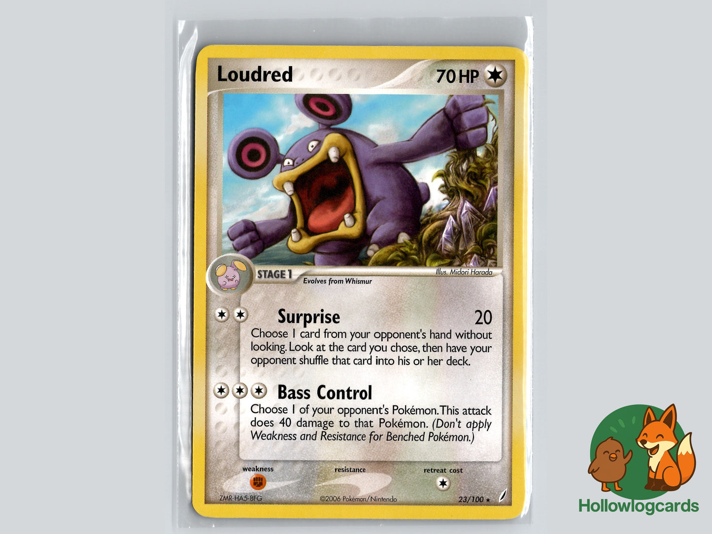 Loudred 23/100 - Rare - Emerald Midera