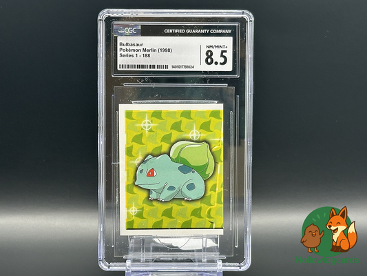 Graded Bulbasaur- Pokémon Merlin (1998) - CGC  8.5