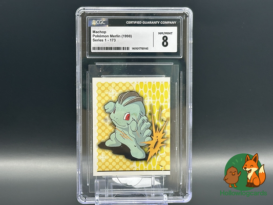 Graded Machop - Pokemon Merlin (1998) - CGC  8