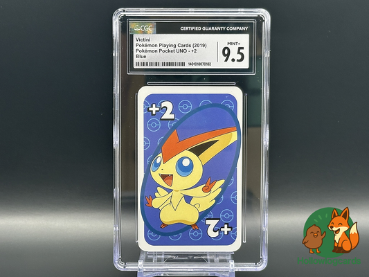 Graded Victini “ Pokemon UNO (2019) “ CGC 9.5 “ Blue 2