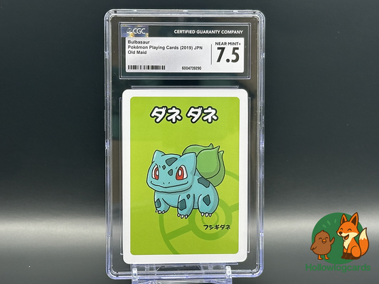 Graded Bulbasaur – Old Maid (2019) – CGC 7.5 – Japanese Pokémon Playing Card