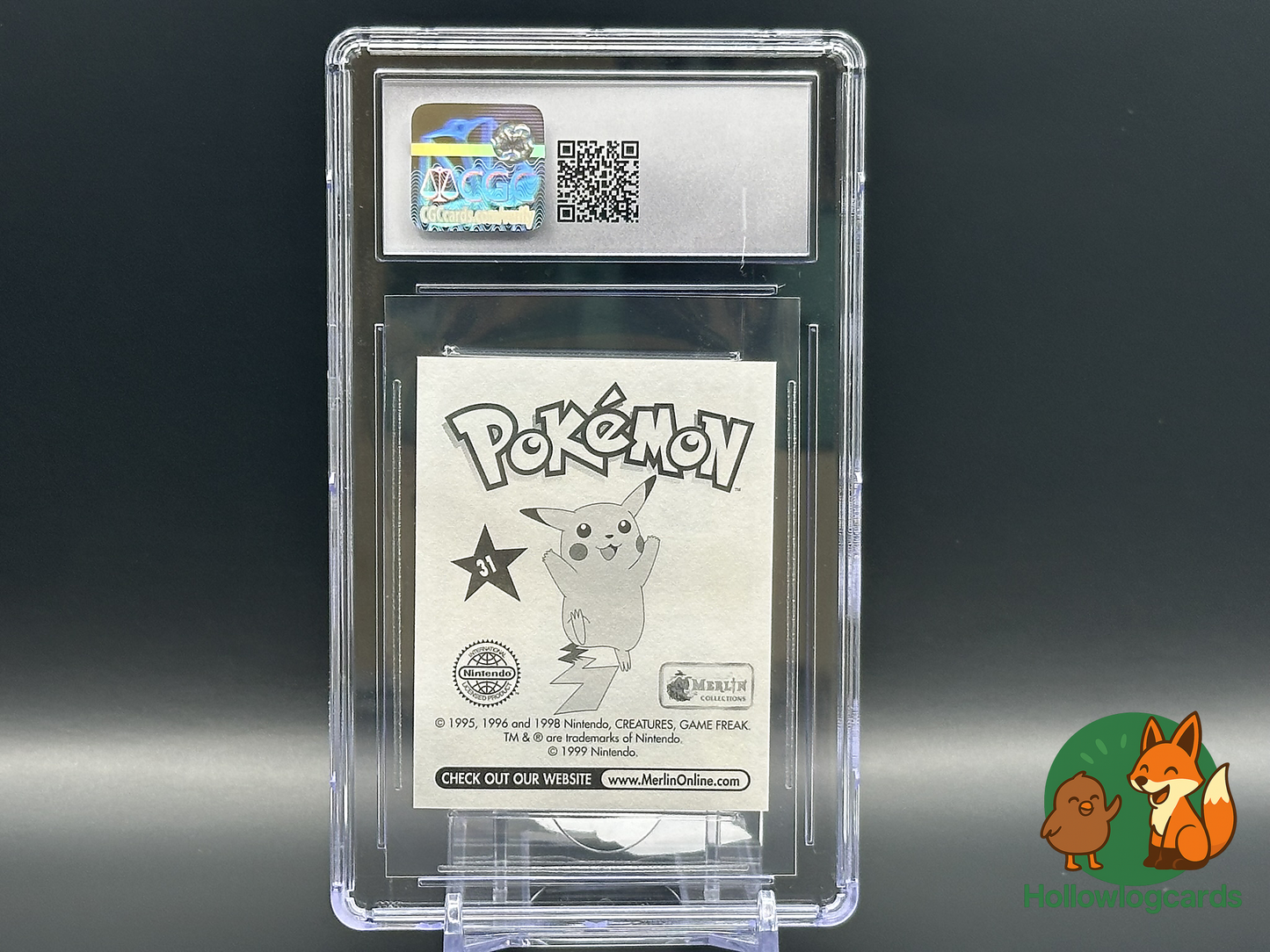 Graded Nidoqueen - Pokemon Merlin (1998) - Series 1 #31 - CGC Mint 9