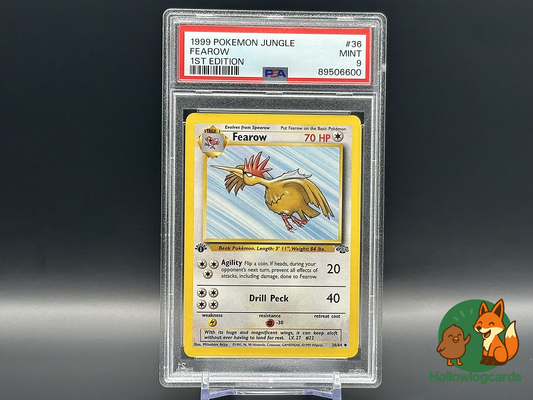 Graded 1st Edition Fearow - Jungle 36/64 - Arita - PSA 9