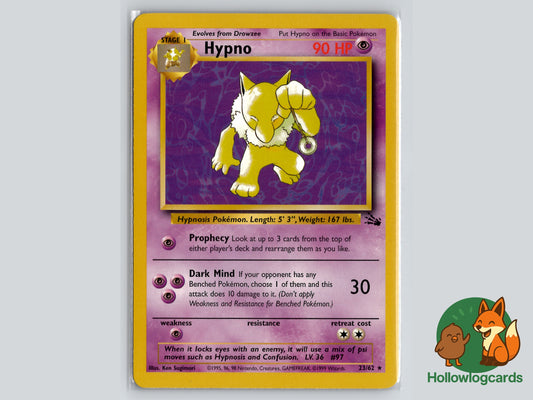 Hypno (23/62) - Fossil - WOTC