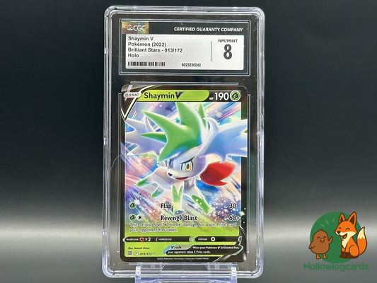 Graded Shaymin V - Brilliant Stars 013/172 - Shirai - CGC 8
