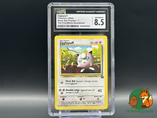 Graded Jigglypuff - Black Star Promo 7 - Kinebuchi - CGC 8.5