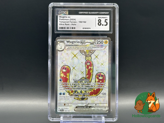 Graded Wugtrio ex - Temporal Forces 190/162 - 5ban - CGC 8.5