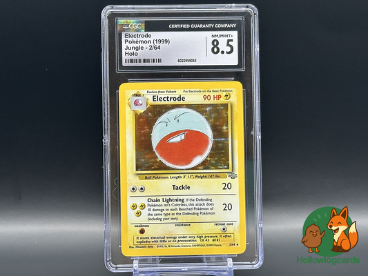 Graded Electrode (2/64) - Jungle - Holo - CGC 8.5 - WOTC
