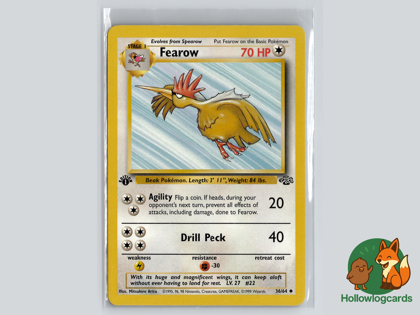 1st Edition - Fearow - Jungle [36/64] - WOTC - Arita