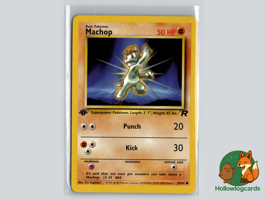 1st Edition - Machop - Team Rocket [53/82] - WOTC - Sugimori