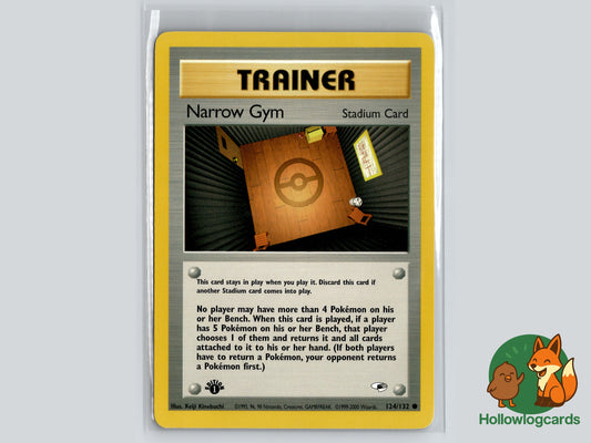 1st Edition - Narrow Gym - Gym Heroes [100/132] - WOTC - Kinboshi