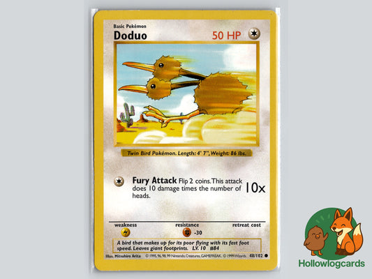 Doduo - Shadowless Base set 48/102 - WOTC