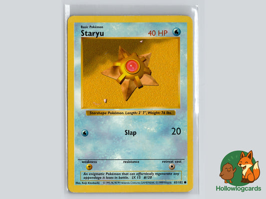 Staryu - Shadowless - Base set 65/102 - WOTC