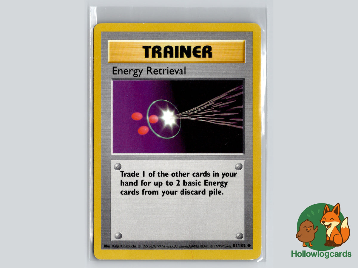 Energy Retrieval - Shadowless Base Set 81/102 - WOTC – Hollowlogcards