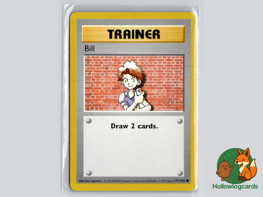 Bill - (Shadowless) Base set 91/102 - WOTC