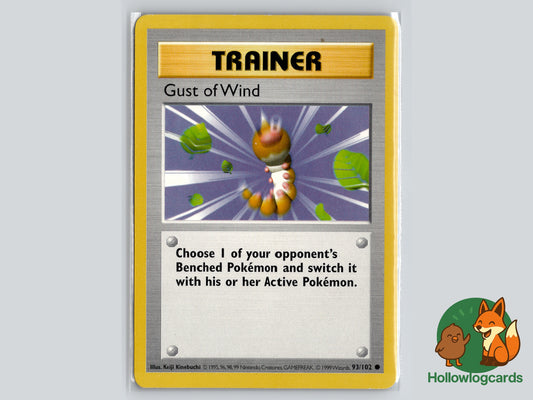Gust of Wind - Base Set (Shadowless) [93/102] - WOTC - Trainer - Kinebuchi