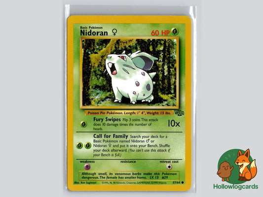 Nidoran (57/64) (Female) - Jungle - WOTC