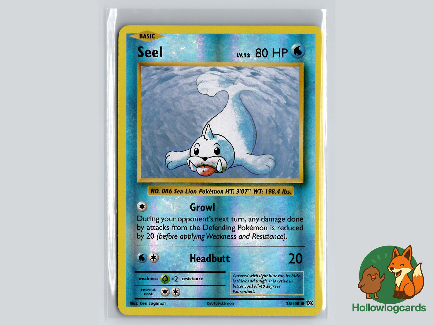 Seel (28/108) - Evolutions - Reverse Holo XY - MidEra