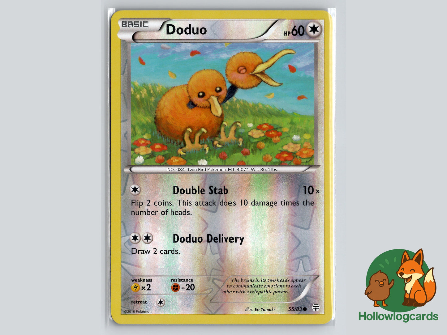 Doduo - 55/83 Generations - HOLO - Midera