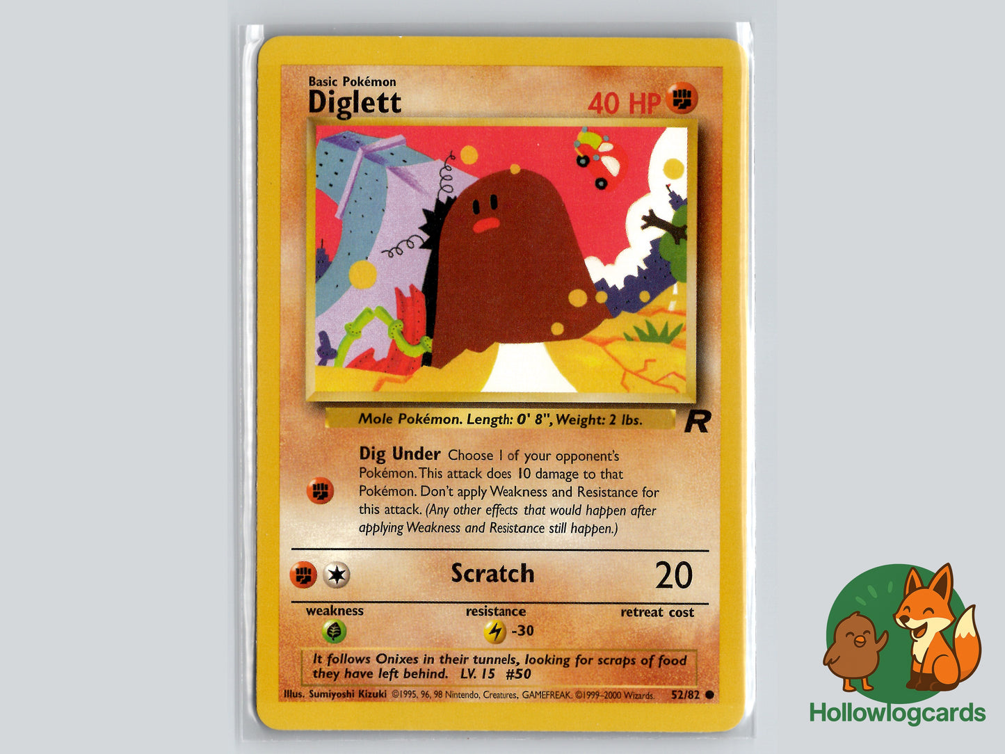 Diglett (52/82) - Team Rocket - WOTC
