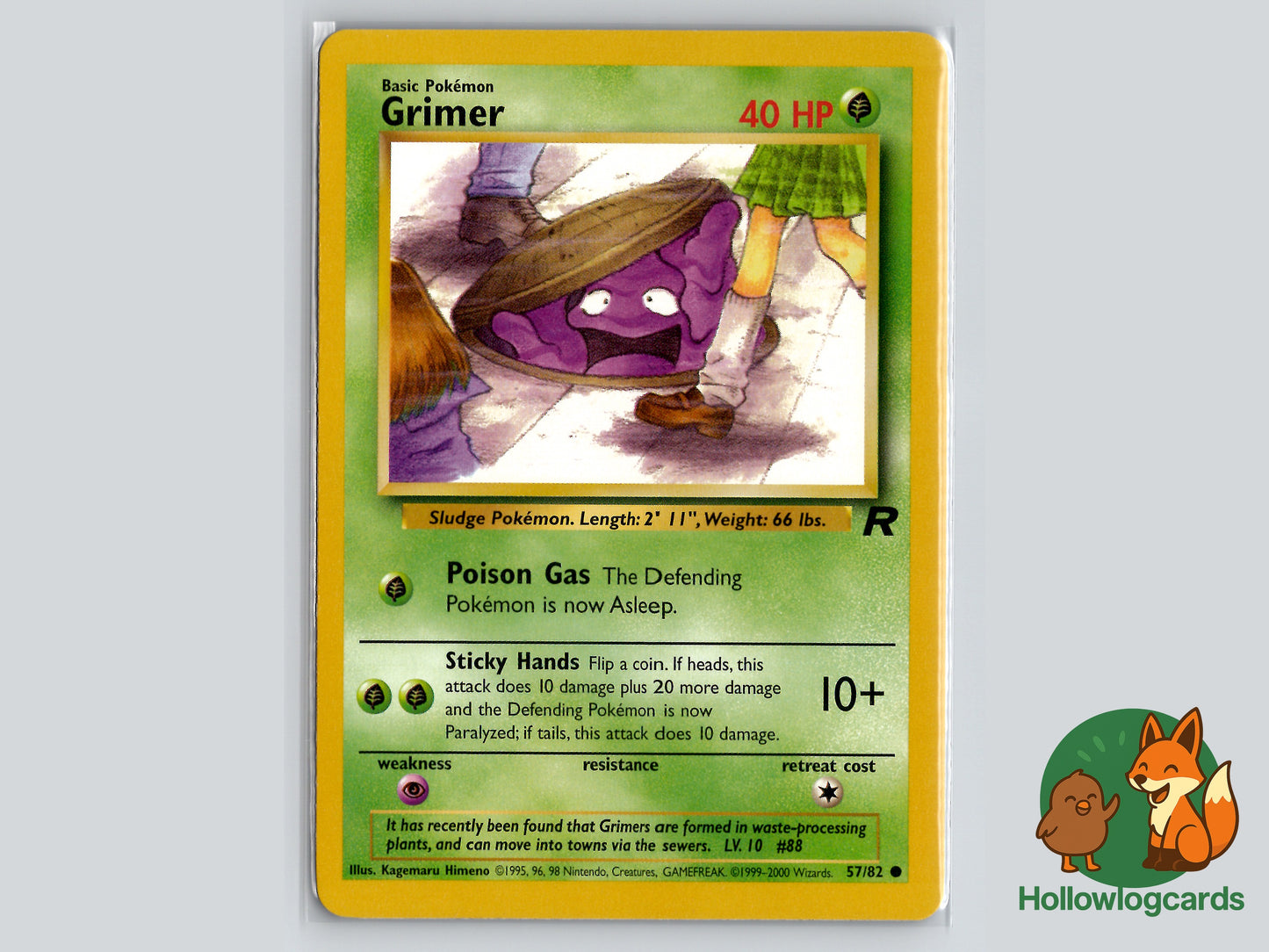Grimer - 57/82 Team Rocket  - WOTC