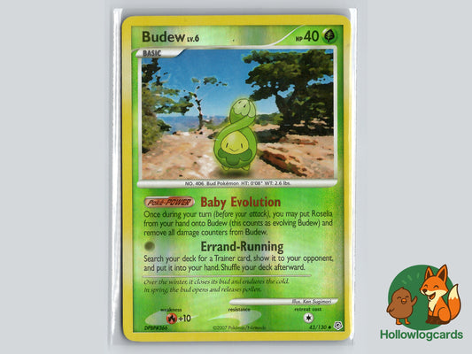 Budew (43/130) - Diamond & Pearl - Reverse Holo - MidEra - Sugimori