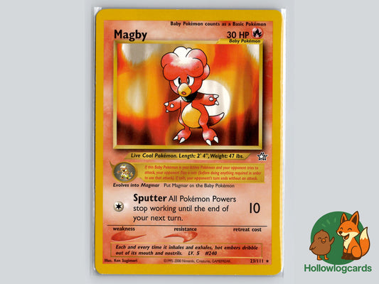 Magby (23/111) - Neo Genesis - Rare Neo - WOTC