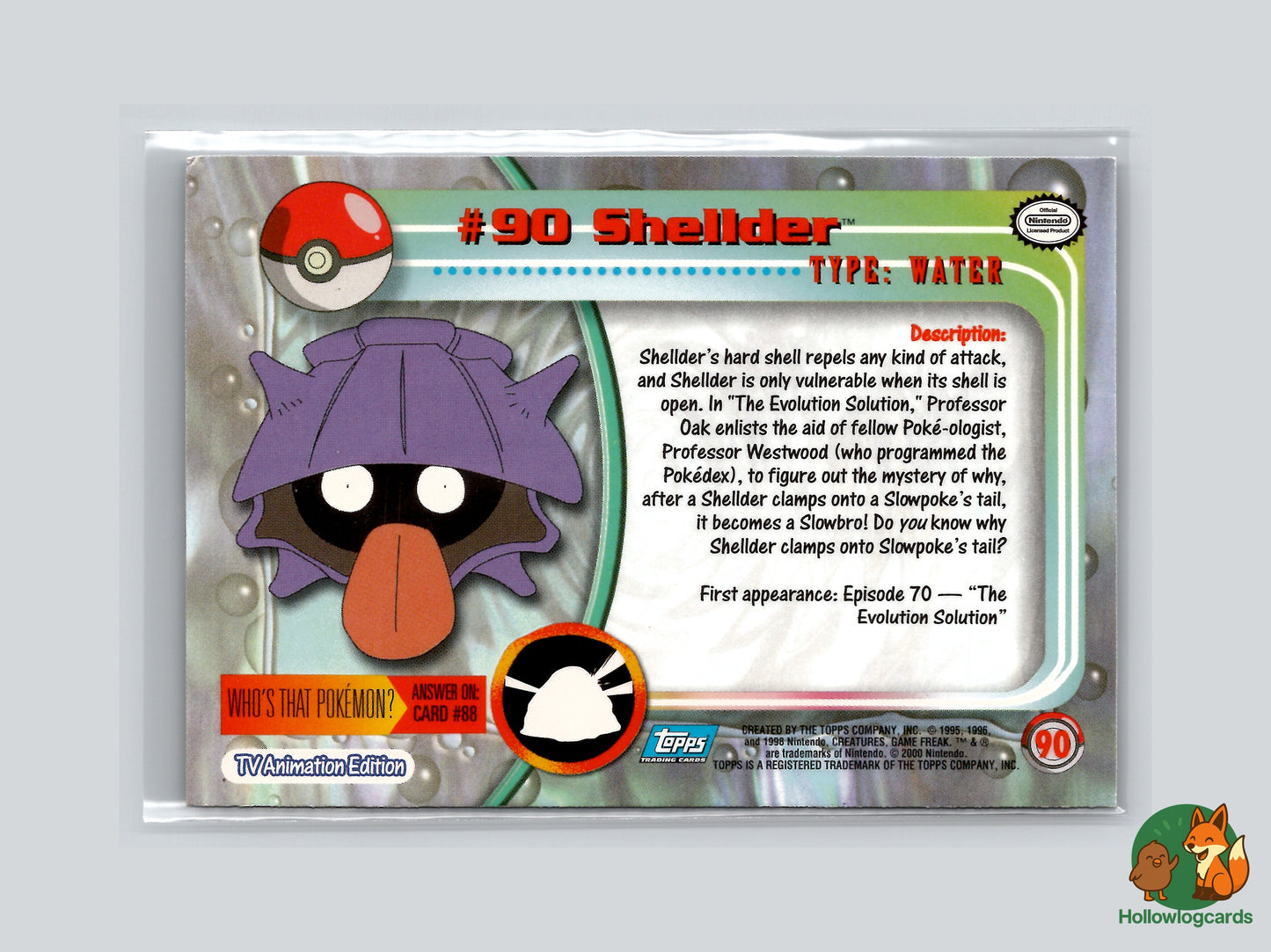 Shellder - #90 - Topps