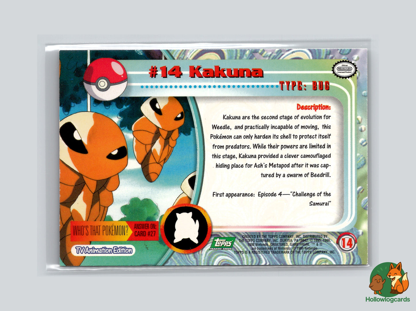 Kakuna - #14 - Topps