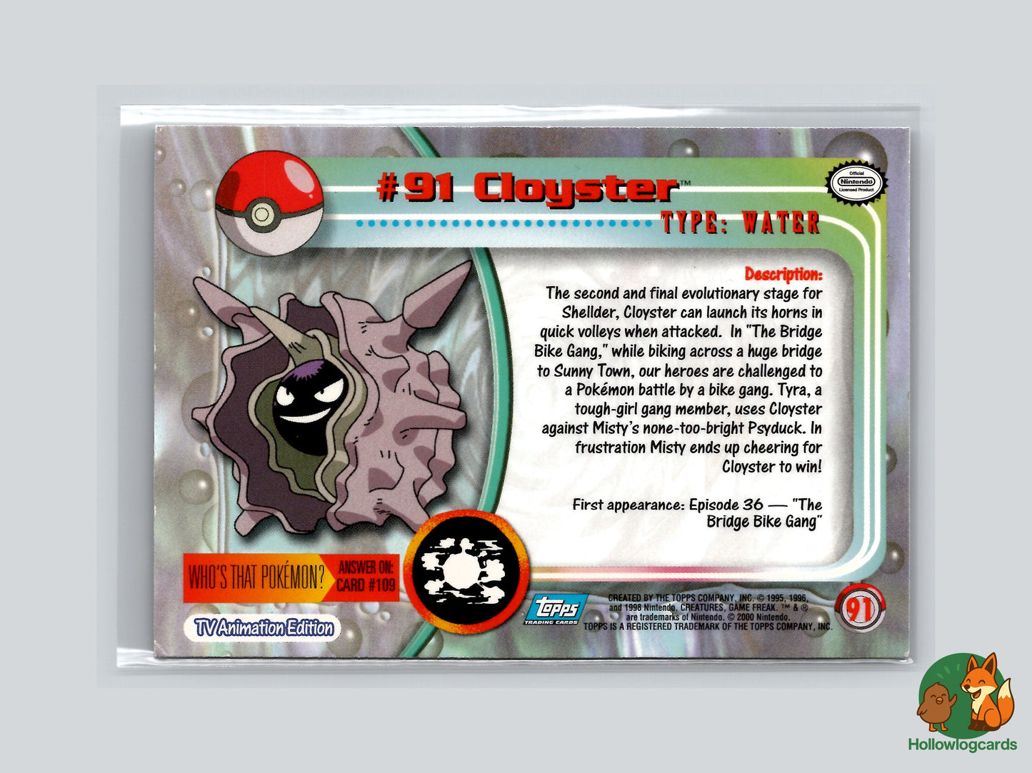 Cloyster - #91 - Topps