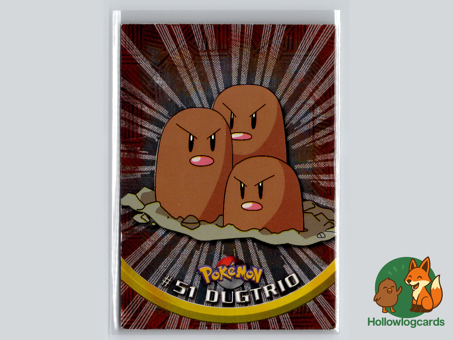 Dugtrio - #51 - Topps Chrome Holo