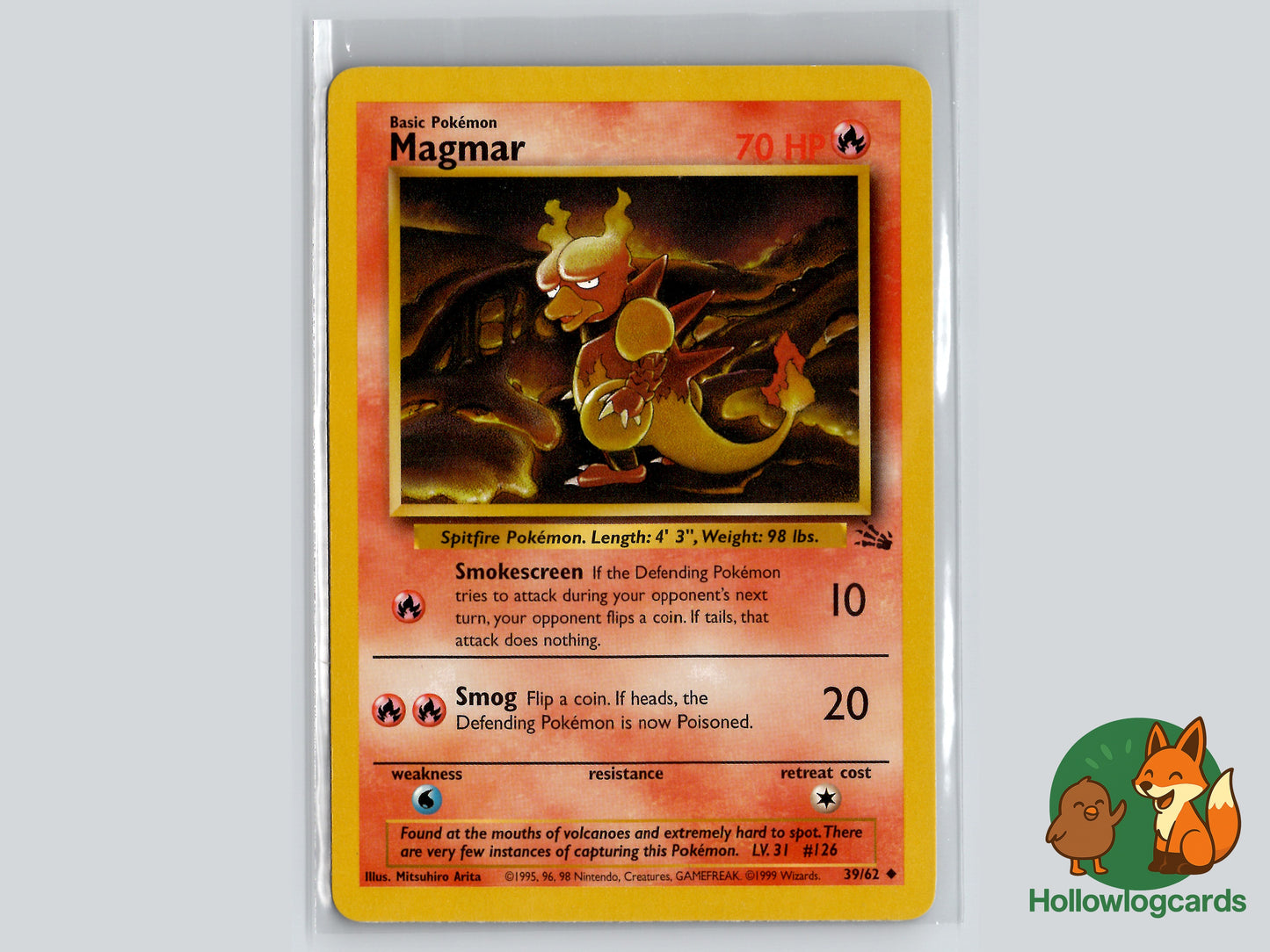 Magmar - Fossil [39/62] - WOTC - Arita